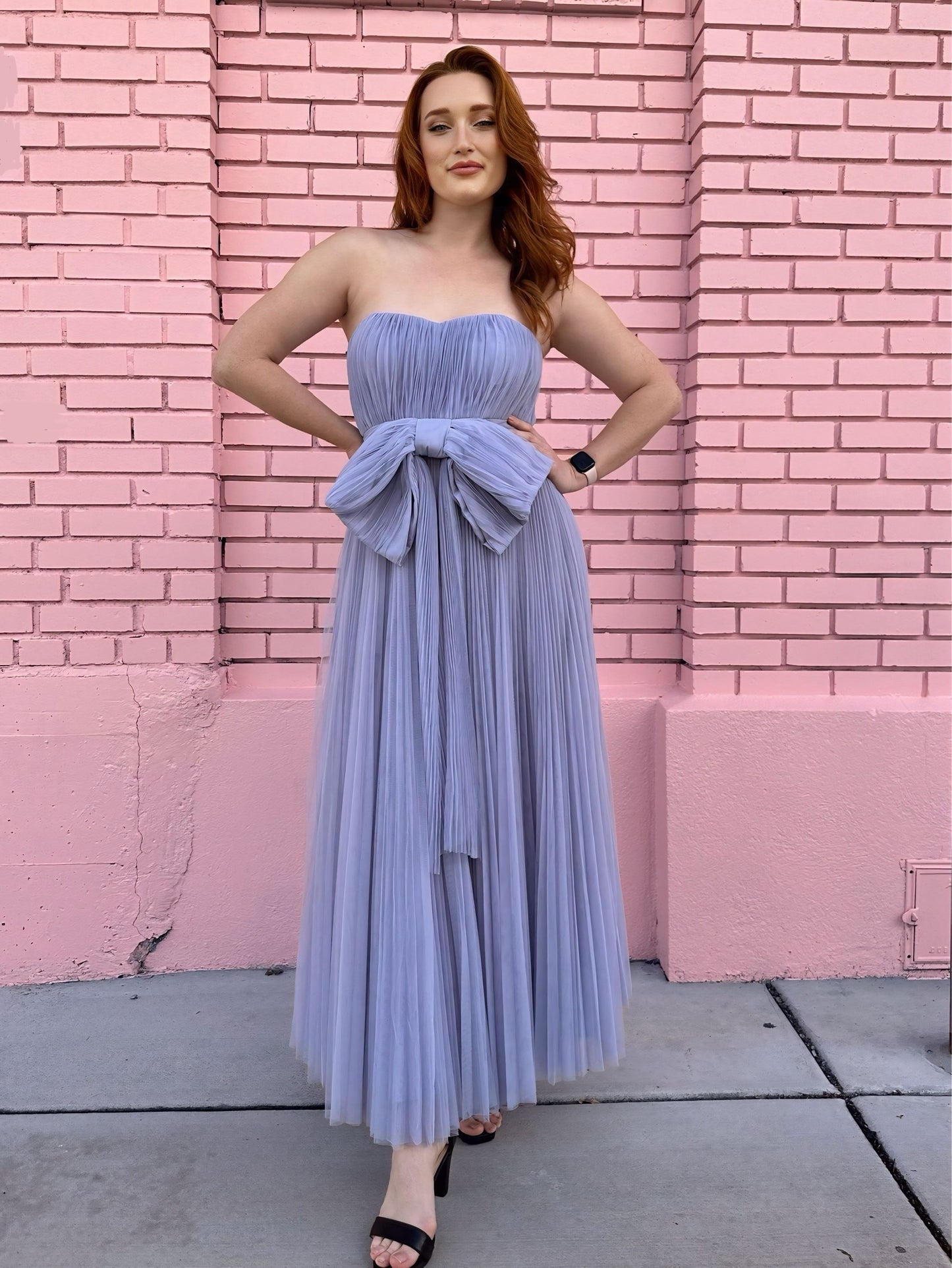 Hutch Lavender Bow Dress