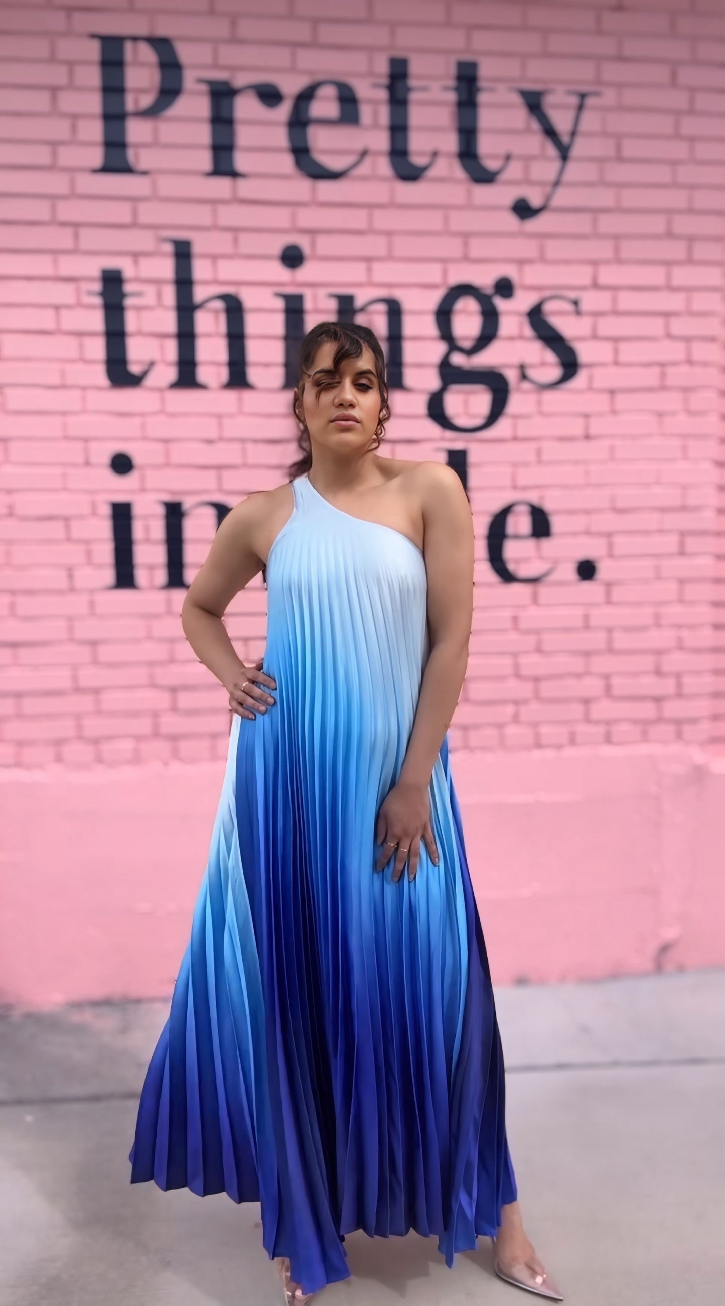 Delfi Blue Ombre Dress