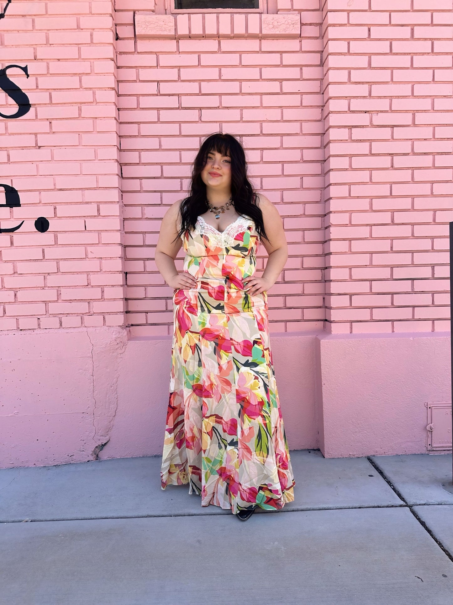 Hutch Multicolor Floral Lace Baldwin Dress