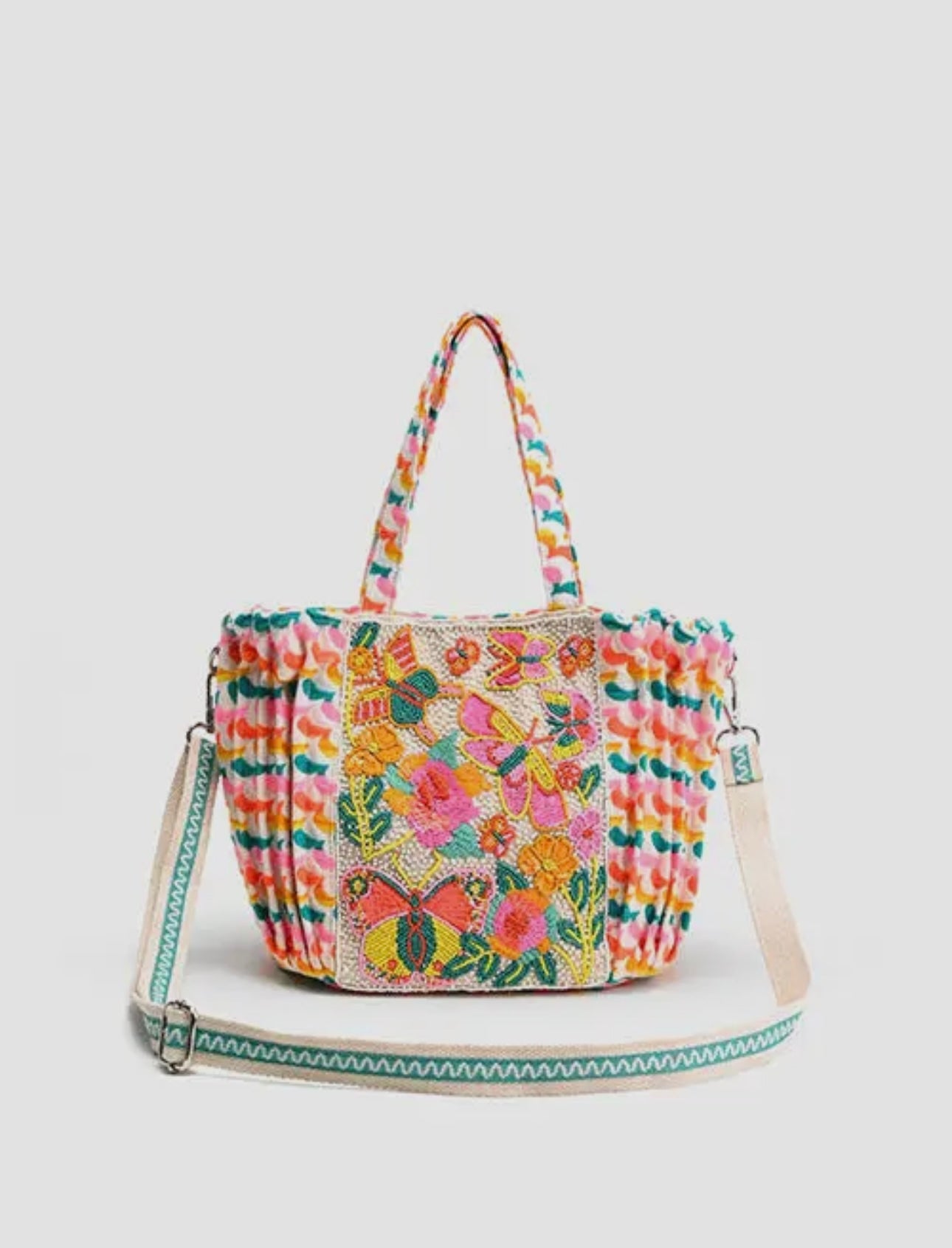 Beaded Butterfly Bag