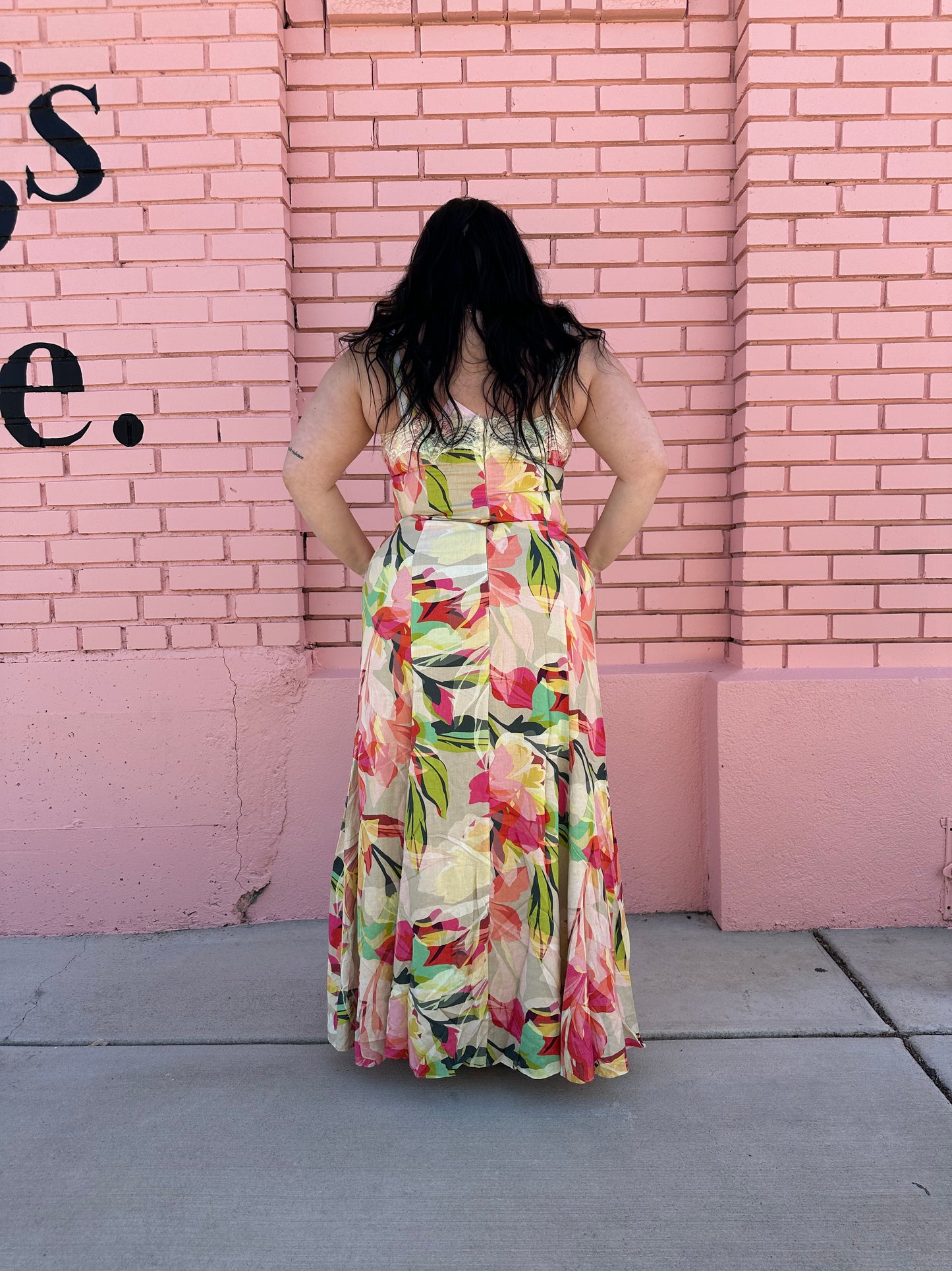 Hutch Multicolor Floral Lace Baldwin Dress