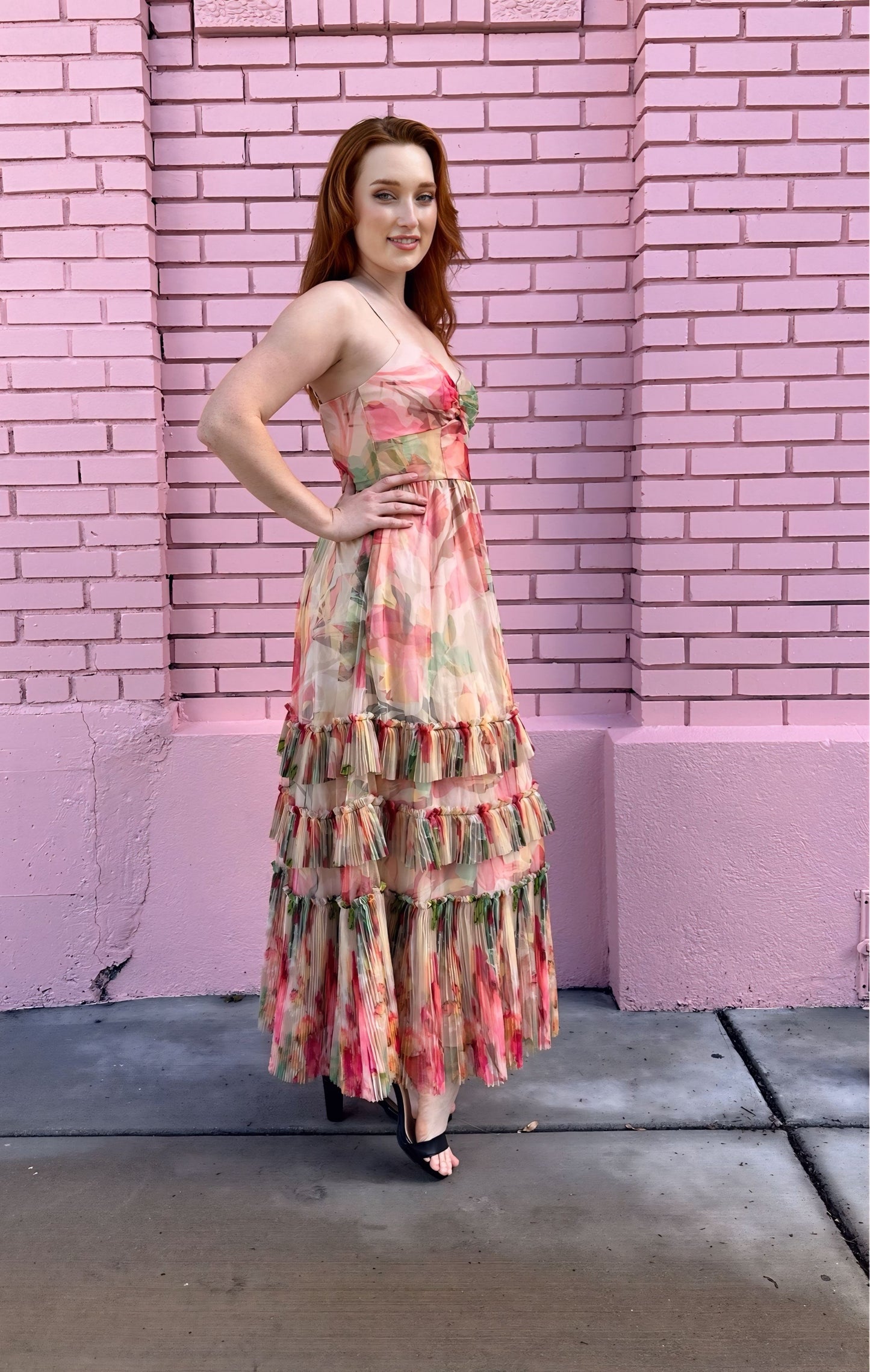 Hutch Ruffle Cutout Dress