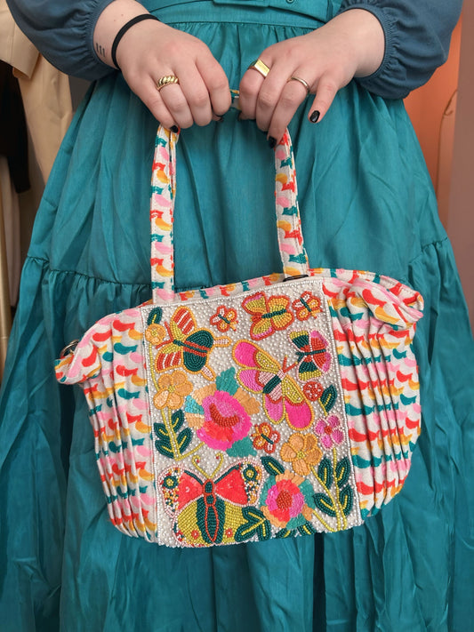 Beaded Butterfly Bag