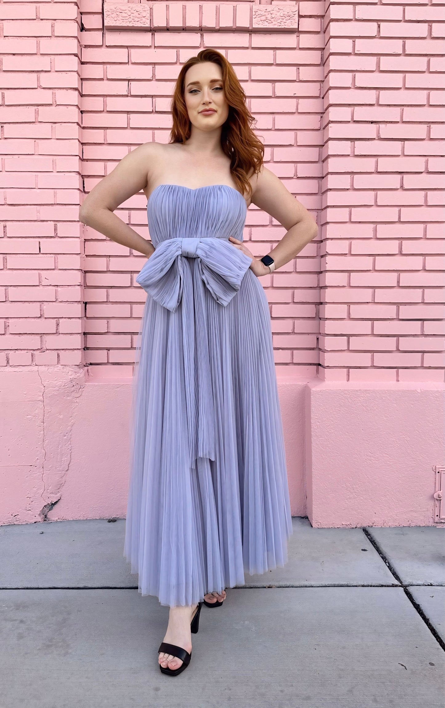 Hutch Lavender Bow Dress